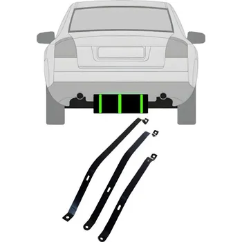 Dveře karosérie Objímky palivové nádrže na Audi A4 B6 2000-2004 A4 B7 2004-2008
