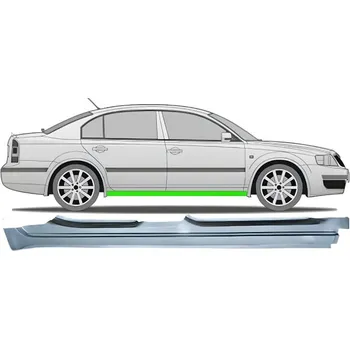 Prah karosérie Kompletní práh / Pravá ŠKODA Superb 01-08