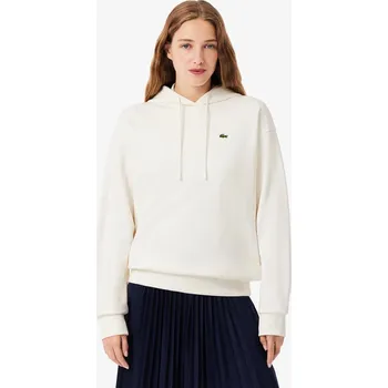 Dámská mikina Lacoste Mikina s kapucí Oversized Fleece Blanc 38