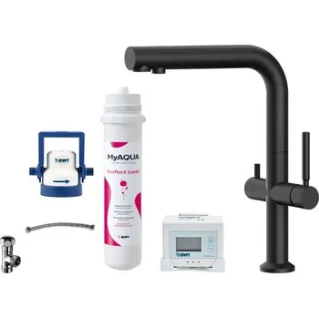 kielle Wimeo Dřezová baterie včetně filtrace, matná černá