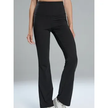 Dámské kalhoty Sinsay - Kalhoty flare Gym Hard - černá - 492FJ-99X - 492FJ-99X-XL