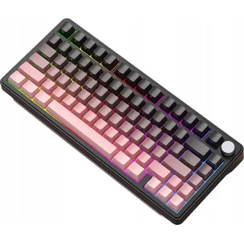 Klávesnice Mechanická klávesnice černá US international s podsvícením