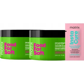 Vlasová regenerace Matrix Food For Soft hydratační maska na suché vlasy 75 Ml 2 kusy