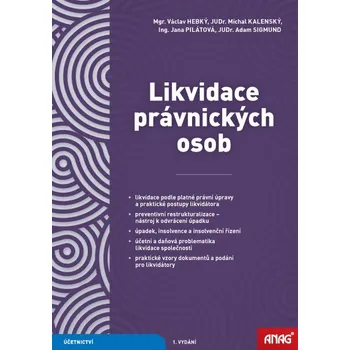 Likvidace právnických osob - Václav Hebký a kol. (2026, brožovaná)