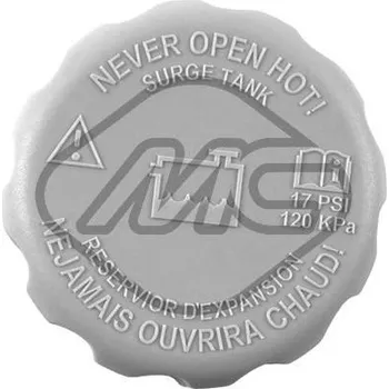 Palivová nádrž Uzavírací víčko, nádoba chladiva Metalcaucho 03549