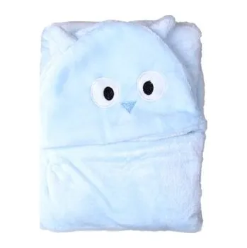 Dětská deka Dětská deka Happy Baby modrá – sova