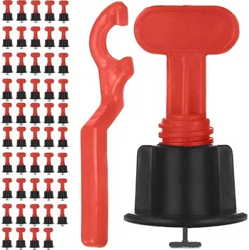 Vyrovnávací systém na obklady – 50 klipů + klíč