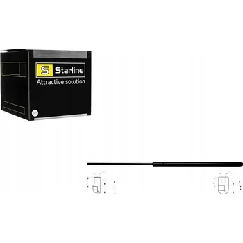 Brzdová hadice STARLINE PRUŽINA PEUGEOT 207 (WA,