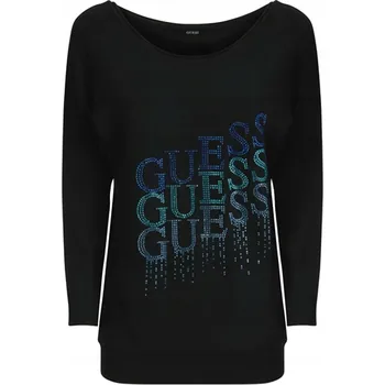 Dámský svetr Guess dámský svetr černý volný k bokům velikost S