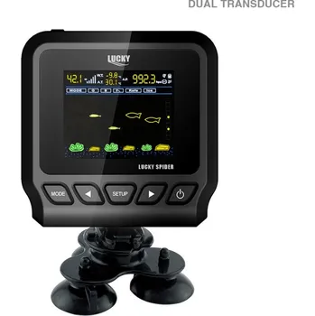 Echolot LUCKY SPIDER KÁBLOVÝ SONAR S DRŽIAKOM - LUCKY SONAR SPIDER ( NA KAJAK/ NA ČLUN) + doprava zdarma