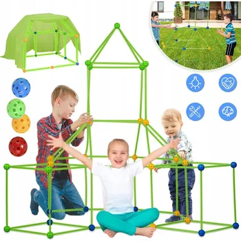 ostatní stavebnice HRAČKA VENKOVNÍ STAVEBNICE KREATIVNÍ SADA PRO DĚTI DOMEČEK NA HRANÍ