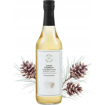 Sirup Sirup z pupenů BOROVICE, INTENZIVNÍ, PŘÍRODNÍ ČAJ Leśne Życie 200 ml