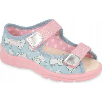 Chlapecké sandály Befado dětské sandály textilní modré velikost 25