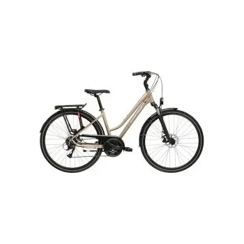 Jízdní kolo Dámské trekingové kolo Kross Trans 3.0 28" - model 2026 - hnědá/stříbrná/mat, rámu M(17", 158-170 cm)