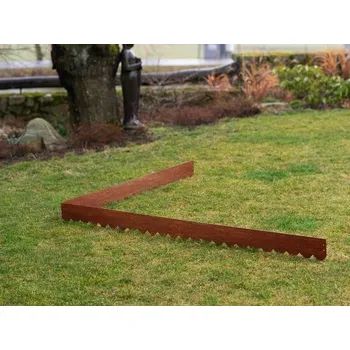 Zahradní obrubník Zahradní obrubník z cortenu Modo, délka: 0,92 m, výška: 14 cm