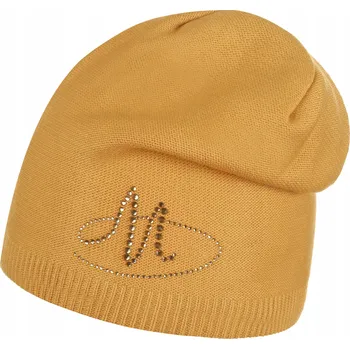 Čepice Majka Zimní čepice beanie žlutá, univerzální velikost