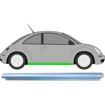 Prah karosérie Opravný plech prahu / Pravá VW New Beetle 98-10