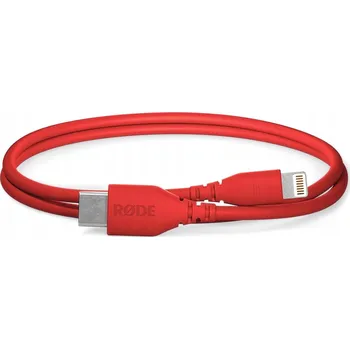 Datový kabel USB-C - Lightning kabel Røde SC21 Červený 0,3 m