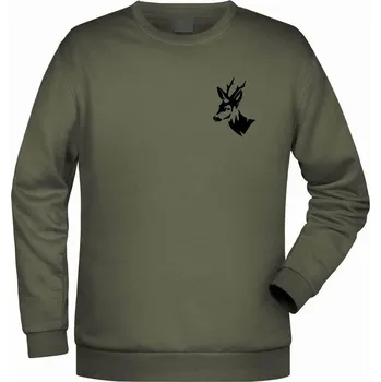 Pánská mikina Myslivecká Mikina Srnec Velikost: 4XL