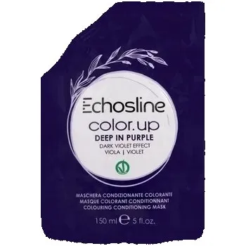 Vlasová regenerace EchosLine Color Up deep in purple 150 ml maska na vlasy pro zvýraznění fialové barvy