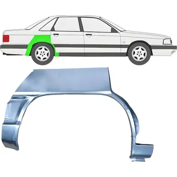 Blatník karosérie Lem zadního blatníku na Audi 100 C3 1982-1991 / Levá