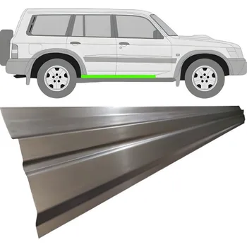 Prah karosérie Opravný plech prahu vnitřní na Nissan Patrol 1997-2009 / Levá = Pravá (symetrická)