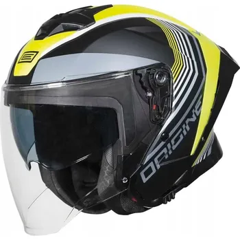 Helma na motorku Přilba ORIGINE APRICA SHADE matná fluo žlutá černá XL