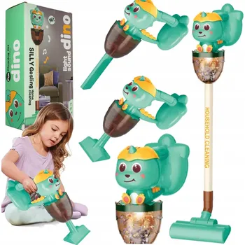 Obraz Vysavač pro děti Stator Dinuš VERTIKÁLNÍ s FUNKCÍ SÁNÍ