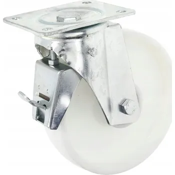Pojezdové kolečko Otočné kolečko PA 200 x 50 mm s brzdou, montážní základna: 135 x 110 mm nosná