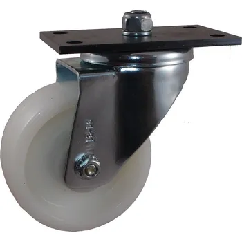 Pojezdové kolečko NNR 100A/GR Otočné polyamidové kolo plotna Sázavan (náhrada KBP 100.2)