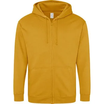 Pánská mikina Just Hoods Pánská mikina na zip JH050 Mustard L