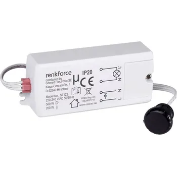 vypínač Renkforce 1289332 bezdotykový spínač bezdotykový IP20 černá