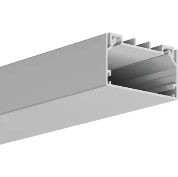 LED lišta LED hliníkový profil BOX-M stříbrná anoda 2m