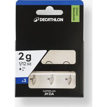 Rybářský háček CAPERLAN Jigové hlavy na darting bez olova JH DA 14 g - 4/0