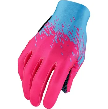 Sport SUPACAZ Cyklistické rukavice dlouhoprsté - SUPAG - modrá/růžová