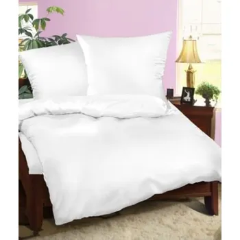 Povlečení Povlečení bavlněné 140x200 Bílá 01 Jednobarevné Extrapościel