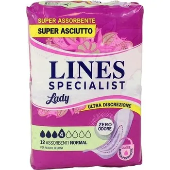 Menstruační vložka Urologické vložky Lines Specialist Normal 12 kusů