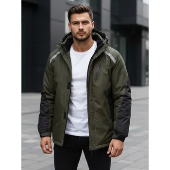 Pánské oblečení Dstreet Pánská bunda lyžařská TX5127 Barva: Zelená, Velikost: 3XL