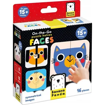 Puzzle Puzzle na cesty – půlky a tváře, 15 měsíců+