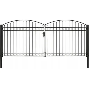 brána Zahradní brána vidaXL, ocel, 400 x 200 cm