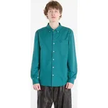 Košile FRED PERRY Relaxed Washed Twill Shirt Deep Mint XL