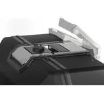 SHAD Kompletní sada černých hliníkových kufrů SHAD TERRA BLACK, 48L topcase 36L/47L boční kufry, včetně montážní sady a plotny SHAD MOTO GUZZI V 85 TT