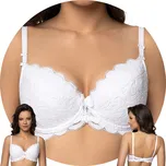 Róża push-up podprsenka, bílá, velikost 65C