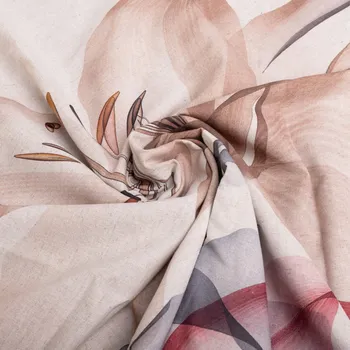 Povlečení Povlečení lněné LINEN potisk (160x200+30-1, 70x80+20-2)