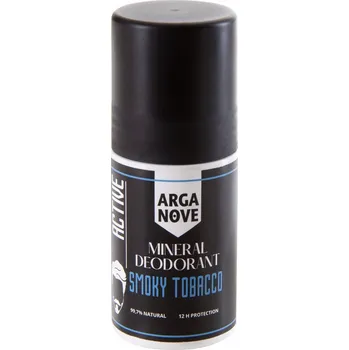 Minerální deodorant s kamencem roll-on pro muže Smoky Tobacco 50ml Arganove