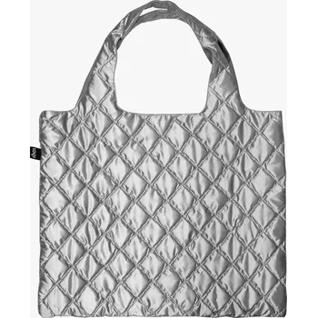 Úložný box LOQI, Taška LOQI Artist Metallic Puffy, stříbrná - Formadore