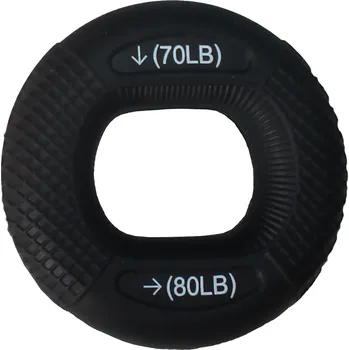 Sport Merc sport Hand Grip kroužek Silica Gel – posilování úchopu a prstů černý Cena za odběr více kusů: 11-25ks
