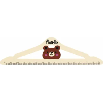 Obraz Dřevěné pravítko 15 cm medvídek FIORELLO