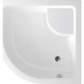 Sprchová vanička Sprchová vanička, akrylátová půlkruhová 80x80x28cm s nožičkami, R550 C83