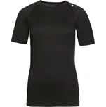 Dámské merino triko ALPINE PRO Merina černá Velikost: M